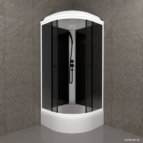 Душевая кабина Triton Грэй-Блэк B 90х90