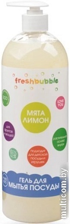Средство для мытья посуды Freshbubble Мята и лимон 1 л