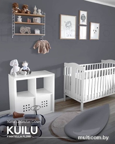 Краска Finntella Foxy Lapselli Matte Kuilu F-50-1-9-FL298 9 л (серый)