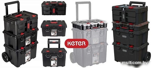 Кейс Keter Stack'N'Roll 17211432