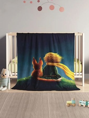 Плед JoyArty Мальчик с лисенком blan_27987 (130x180)