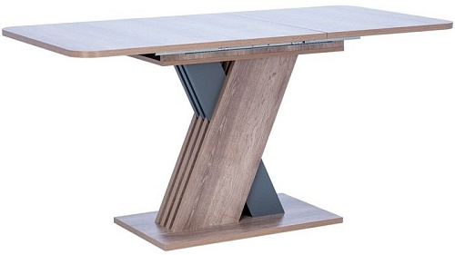 Кухонный стол Мебель Импэкс Leset Гросс (дуб сакраменто-антрацит)