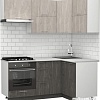 Готовая кухня S-Company Клео крафт 1.2x1.8 правая (железный камень/бетонный камень)