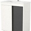 Дабер Тумба под умывальник 013 WeltWasser Deilbach 7517-70 Т13.7W.0.20 (белый древесный/серый)