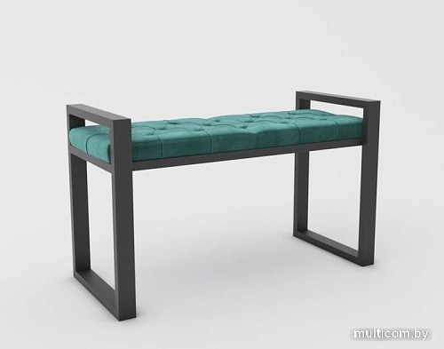 Банкетка Hype Mebel Бридж (черный/зеленый)