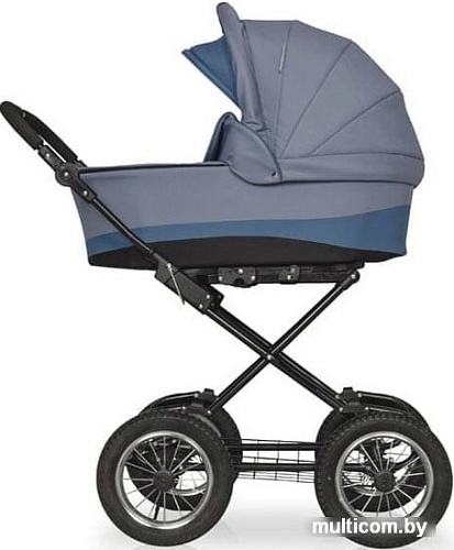 Универсальная коляска Riko Basic Alfa Classic (2 в 1, 08/серый/бирюзовый)