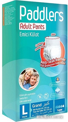 Paddlers Adult Pants 3 Large (30 шт)