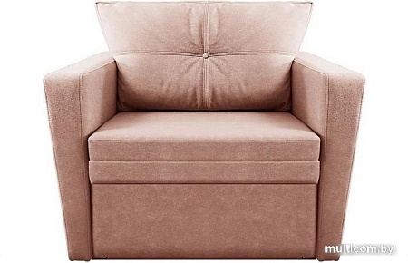 Кресло-кровать Brioli Пино К (рогожка, J11 розовый)