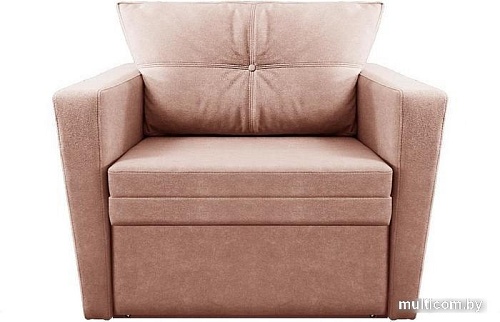 Кресло-кровать Brioli Пино К (рогожка, J11 розовый)