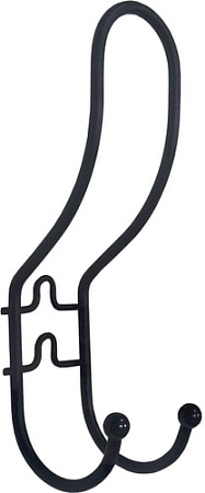 Крючок для одежды Sheffilton Крючок-2 934845 (черный/черный)