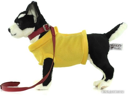 Классическая игрушка Hansa Сreation Собака чихуахуа, в желтой футболке 6384 (27 см)