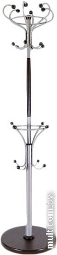 Вешалка для одежды Мебелик Декарт Д 4 (металлик/венге)