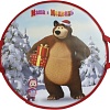 Санки-ледянка 1toy Маша и Медведь 52 см Т14008