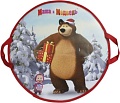Санки-ледянка 1toy Маша и Медведь 52 см Т14008