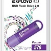 USB Flash Exployd 570 32GB (фиолетовый) [EX-32GB-570-Purple]