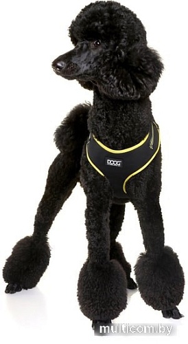 Шлея Doog Neoflex Bolt HARBOLT-XL (черный с желтым кантом)