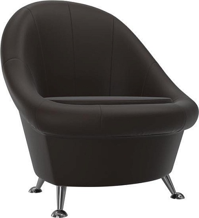 Интерьерное кресло Mebelico 252 28242 (экокожа, коричневый)