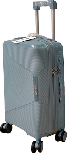 Чемодан-спиннер DoubleW 088 (L, светло-голубой)