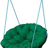 Подвесное кресло M-Group Папасан 12039904 (зеленая подушка)