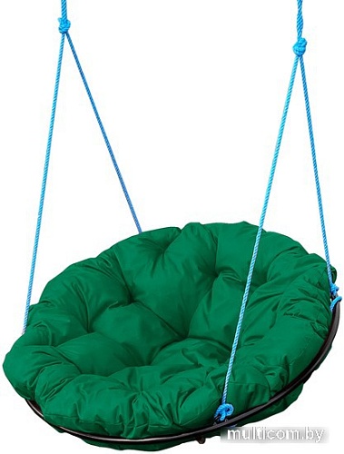 Подвесное кресло M-Group Папасан 12039904 (зеленая подушка)
