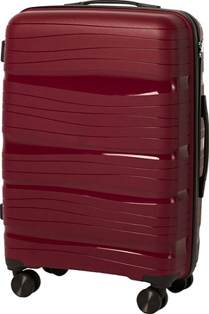 Чемодан-спиннер Pride PP9802 (L, бургунди)