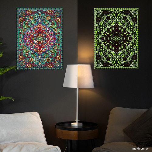 Картина по номерам Молли Восточный ковер 40x50 FHR0614 (зеленый)