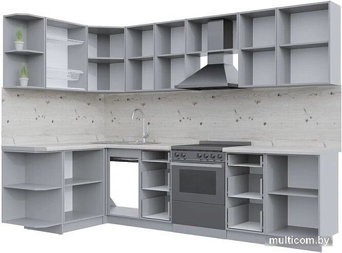 Интерлиния Берес 1.5x2.9 левая (дуб лазурный/дуб серый/серый каспий)