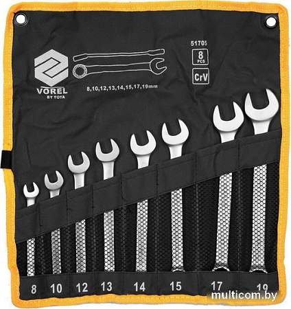 Набор ключей Vorel 51705 8 предметов