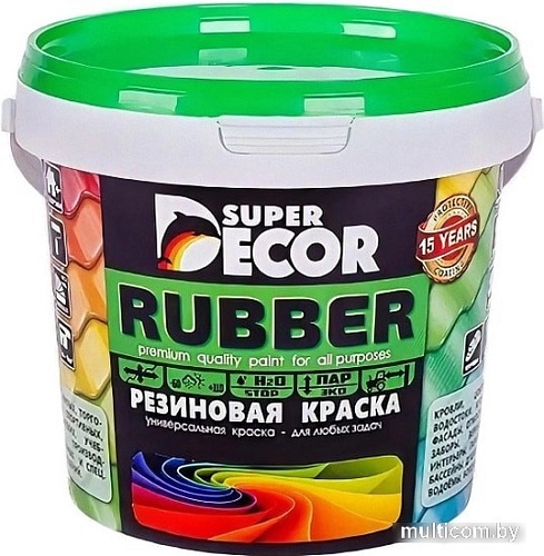 Краска Super Decor Rubber 1 кг (№17 кирпич)