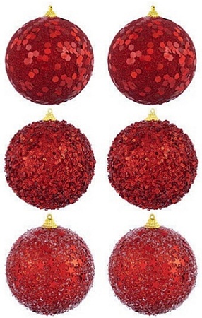 Елочная игрушка Elan Gallery 970060 (красный)