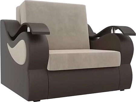 Кресло-кровать Mebelico Меркурий 105481 80 см (бежевый/коричневый)