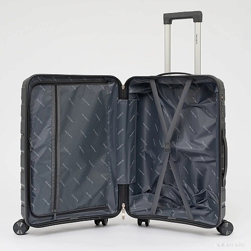 Чемодан-спиннер VALIGETTI 344-183/2-23DGR (серый)