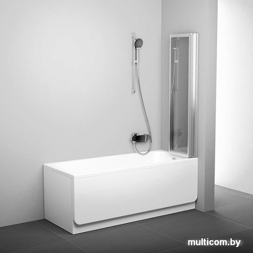 Шторка Ravak Supernova VS3 - 130 (прозрачный/белый)