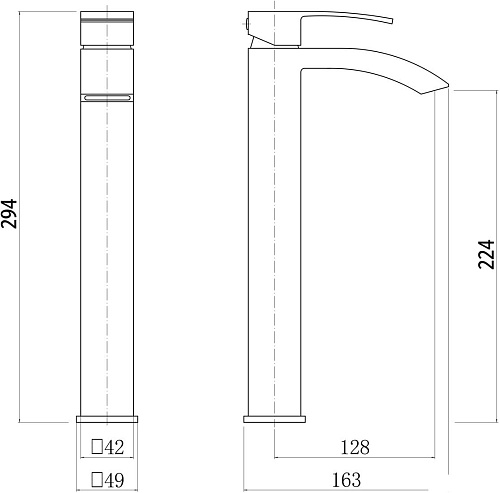 Смеситель Fashun A51218-21