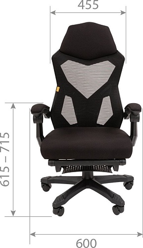 Игровое (геймерское) кресло CHAIRMAN 571 (черный)