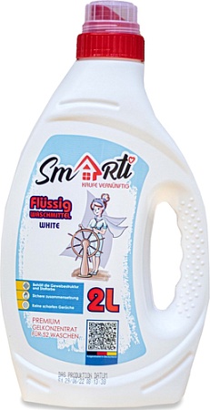 Гель для стирки Smarti для белого белья 2 л
