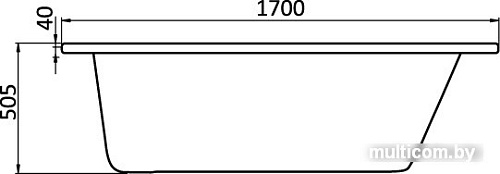 Ванна Santek Монако XL 170x75 (с каркасом и экраном)