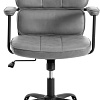 Офисное кресло TetChair Alpha (иск. замша, серый)