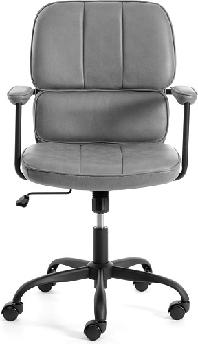 Офисное кресло TetChair Alpha (иск. замша, серый)