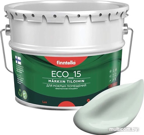 Краска Finntella Eco 15 Vetta F-10-1-9-FL039 9 л (бледно-бирюзовый)