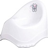 Детский горшок Maltex Мишка 4064 (белый/серый)