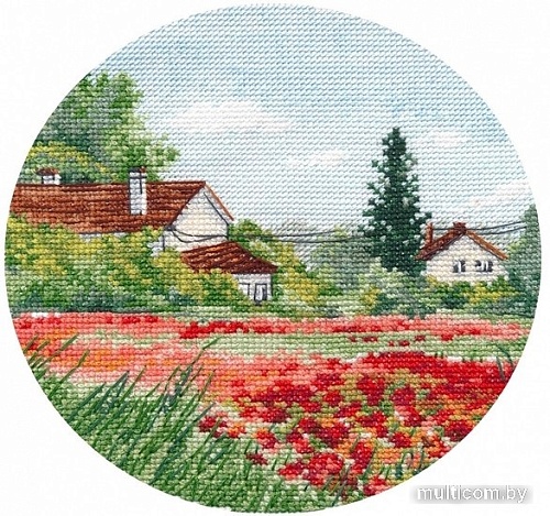 Набор для вышивания Овен Миниатюра. Маки 1287