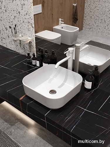 Умывальник Maxonor Pure Life Futuro PL-SK202C3-18 (4040) накладной (белый глянец)