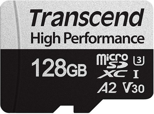 Карта памяти Transcend microSDXC 330S 128GB (с адаптером)