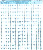 Гирлянда Серпантин занавес Звезды 1 м фольгированный (голубой) 202-307