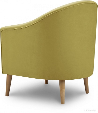 Интерьерное кресло Mio Tesoro Арти (Velutto 28/натуральное дерево)