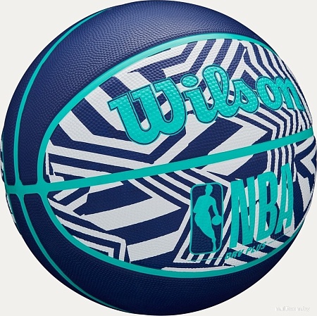 Баскетбольный мяч Wilson NBA DRV Plus Camo Indigo WZ3016102XB7 (7 размер)