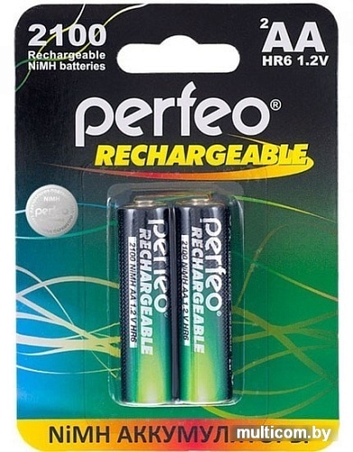 Аккумуляторы Perfeo AA2100mAh/2BL 2шт