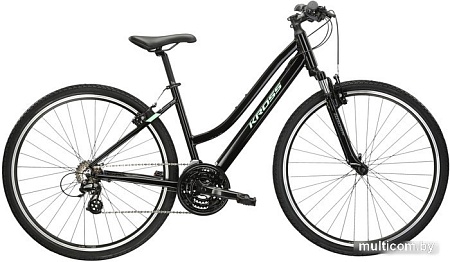 Велосипед Kross Evado 2.0 DM/17" 2024 (черный/мятный глянцевый)