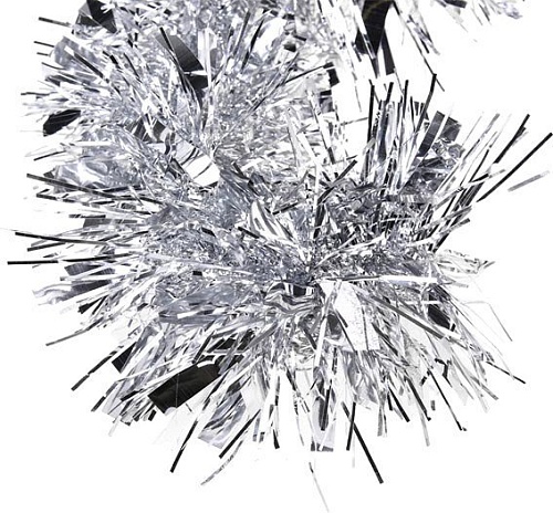 Мишура MonAmi HS-02-S (2м, серебристый)